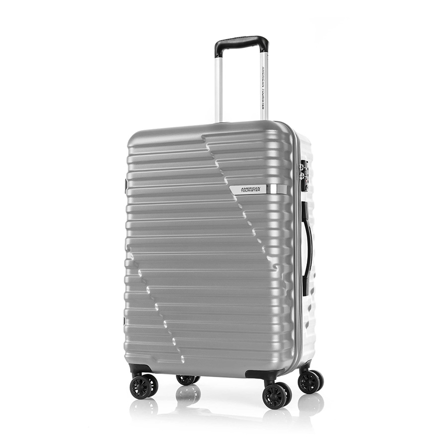 Vali kéo Sky Bridge AMERICAN TOURISTER - MỸ : Bánh xe đôi xoay 360 độ, giúp di chuyển dễ dàng, êm ái Khóa số tích hợp TSA, giúp tăng cường bảo mật Đai khóa chữ X và nội thất bên trong được thiết kế nhiều ngăn tiện lợi