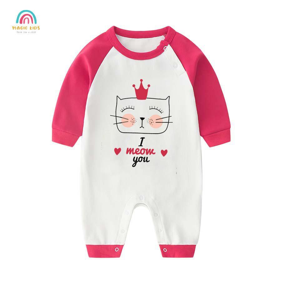 Bộ body dài tay in họa tiết hình thú đáng yêu BL20011 - MAGICKIDS