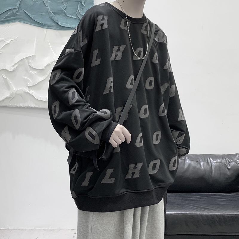 Áo sweater dáng rộng phong cách Harajuku Nhật Bản thời trang xuân thu xu thế mới 2021 dành cho nam giới