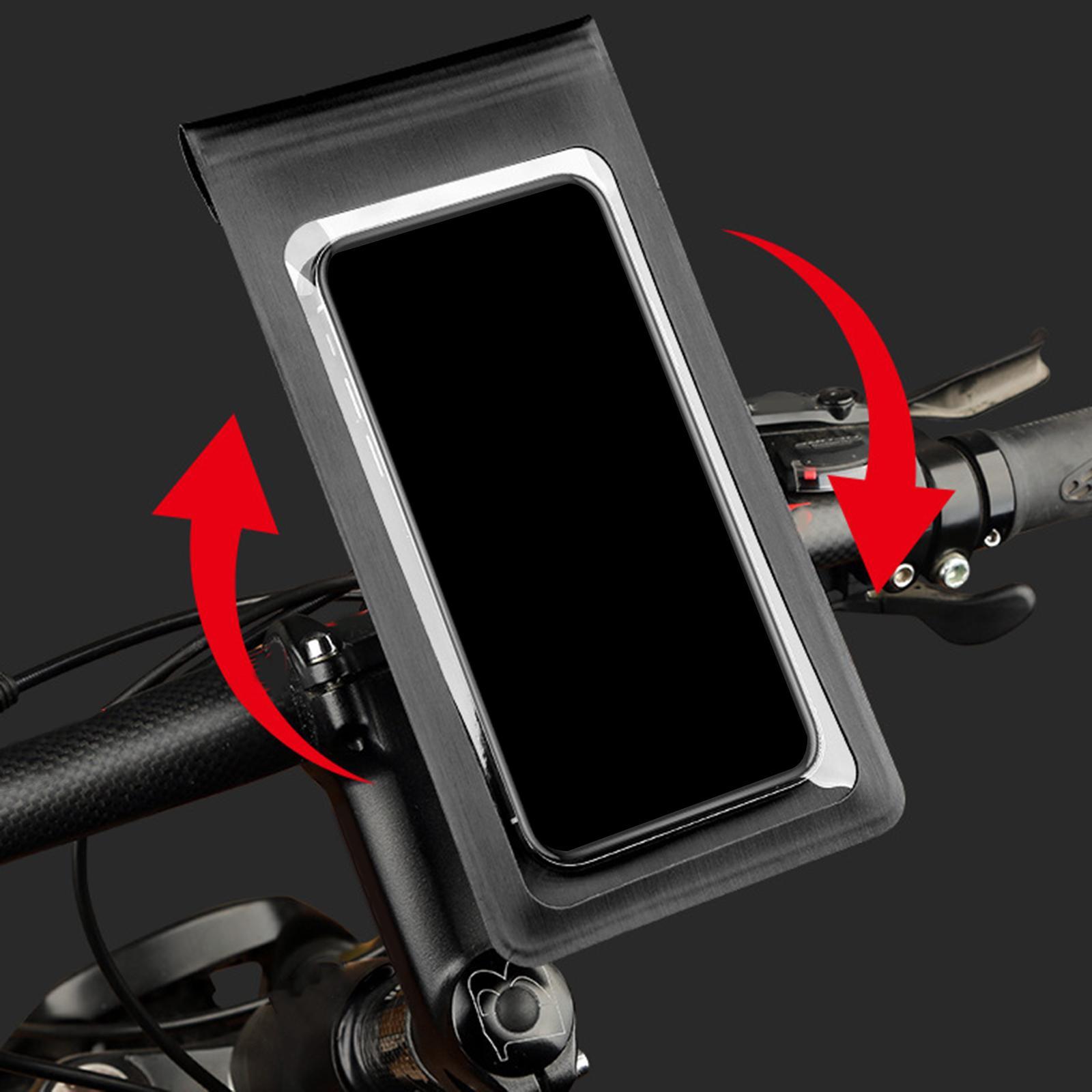 Motorcycle Phone Holder Waterproof Touch Screen Motorcycle Phone Mount