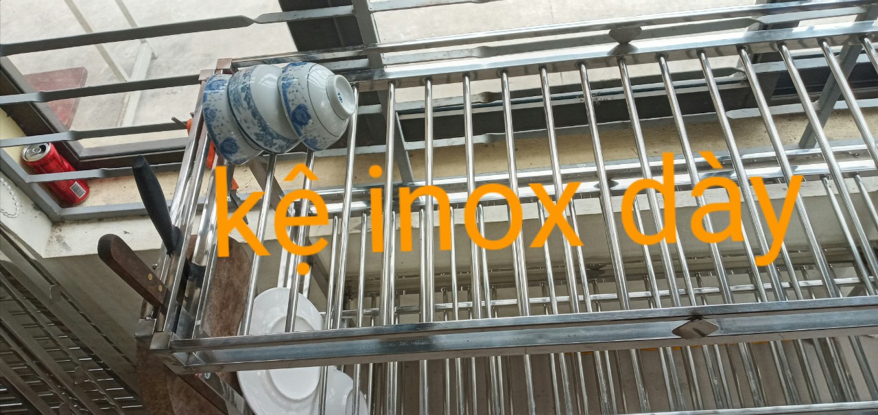 Kệ để đồ nhà bếp inox 3 tầng c75 d104 ,s40