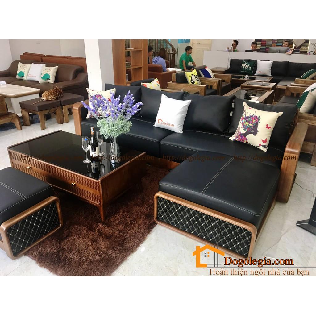 Mẫu Sofa Gỗ Trần Trám Độc Đáo Tại Lê Gia SG235