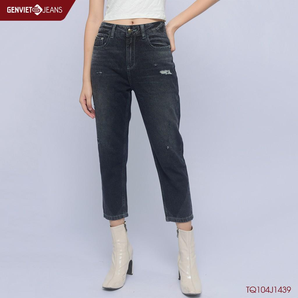 Quần dài jeans Nữ TQ104J1439 GENVIET JEANS