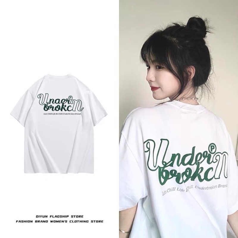 Áo Phông Nam Nữ Form Rộng Tay Lỡ Vải Cotton Mịn Mát - UNDER BROKEN