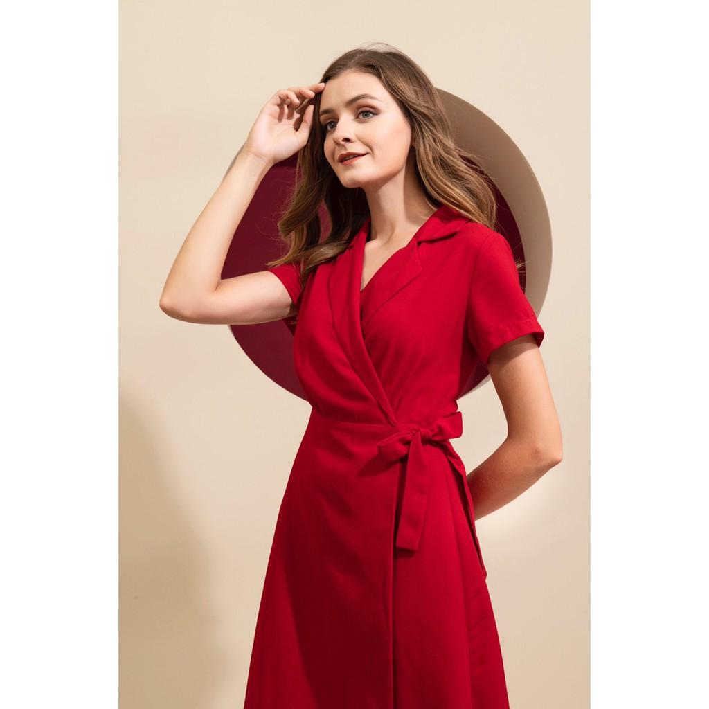 Đầm MNG cổ vest