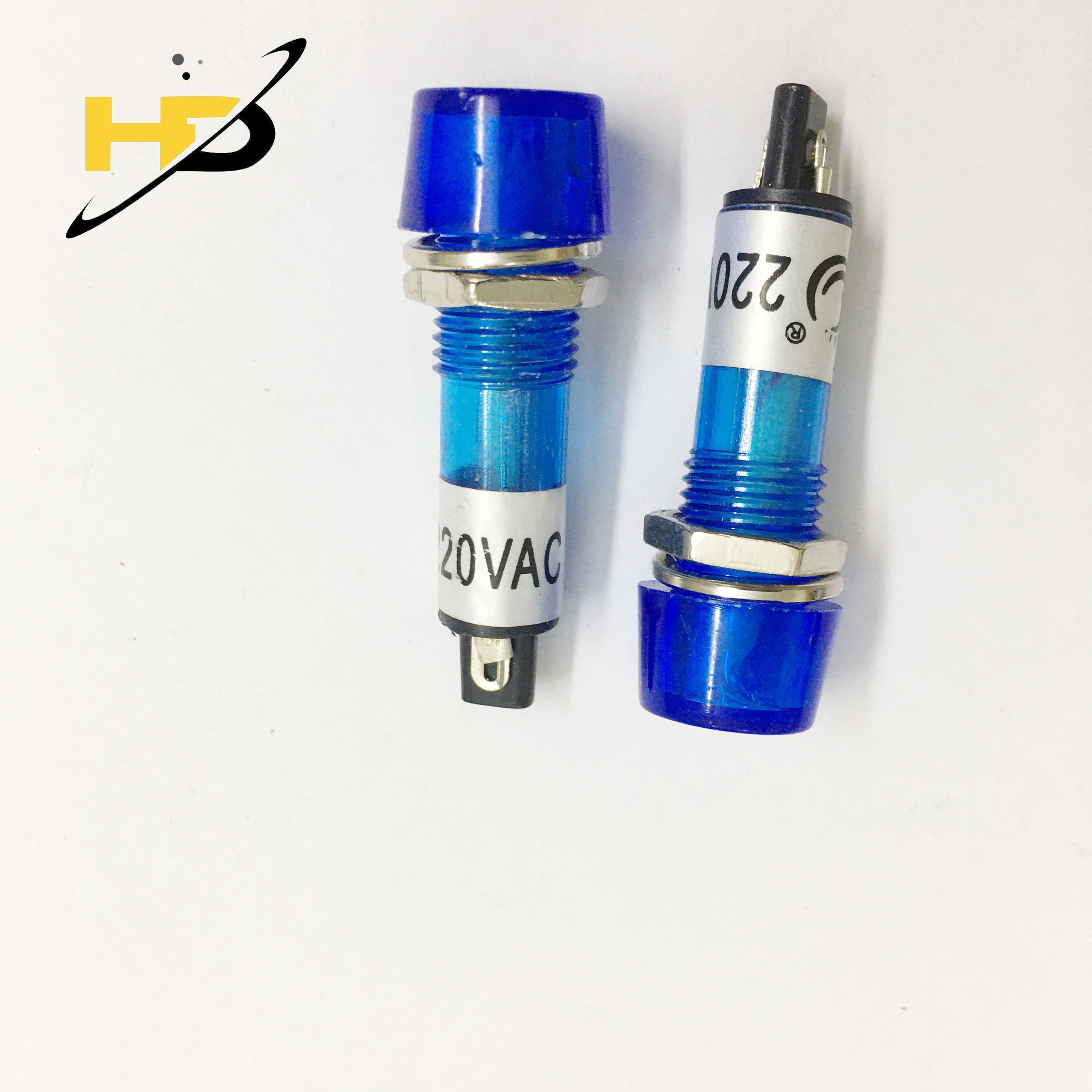 Led Đèn Báo 10mm Tín Hiệu Đèn AC 220V Màu Xanh Dương