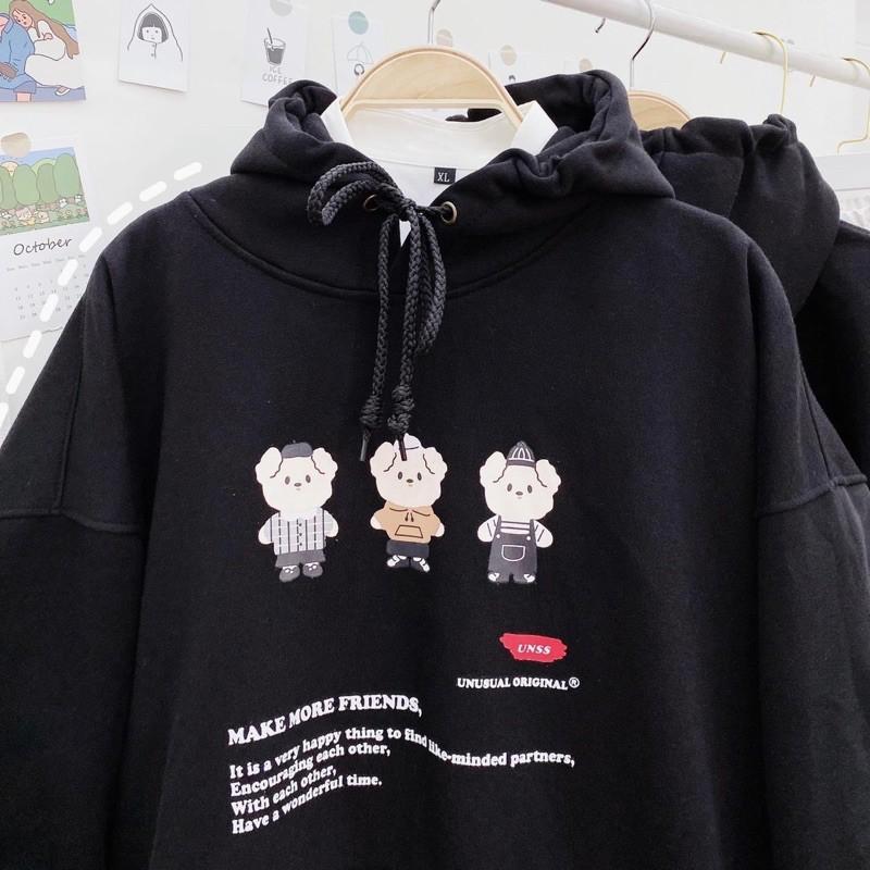 Áo hoodie 3 Friends hình thật