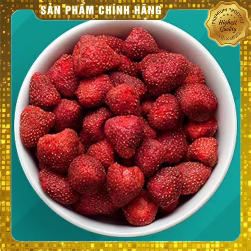 Dâu Tây Sấy - Ăn vặt văn phòng, Ăn KETO - Nhập khẩu Úc DJ&amp;A 25g - Freeze Dried Strawberries Australia