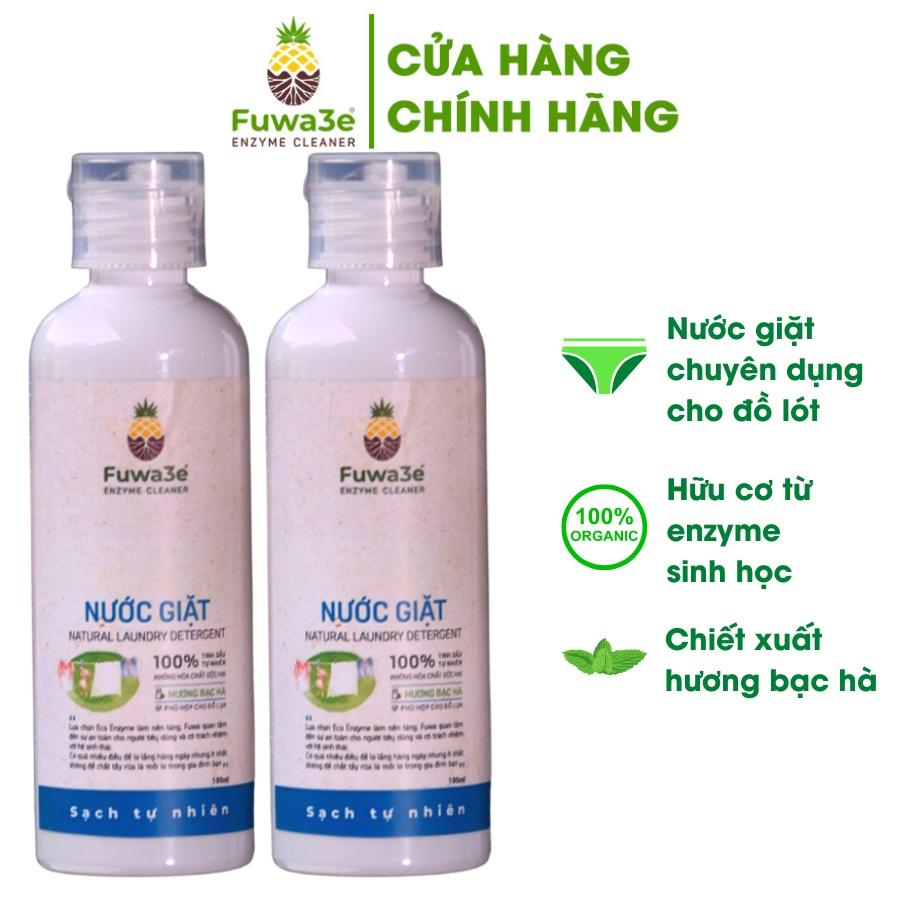 Nước giặt quần lót Fuwa3e hương bạc hà combo 2 chai 100ml