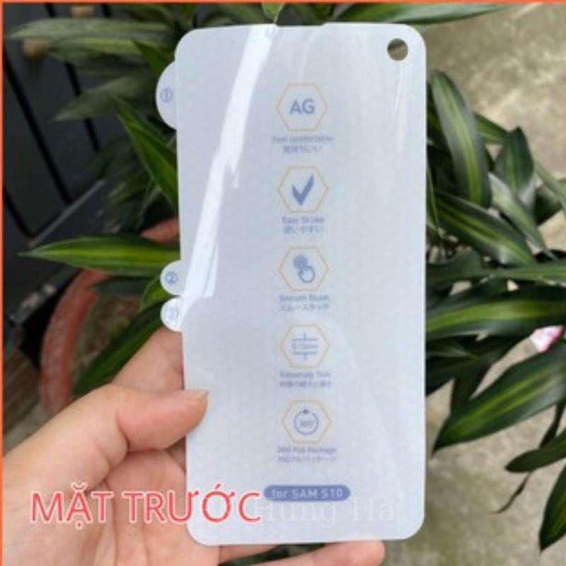 MIẾNG DÁN DẺO PPF TRONG,PPF CHỐNG VÂN TAY CHO SAMSUNG S8 S9 S8+ S9+ S10 S10+ S11 S10E S11PLUS