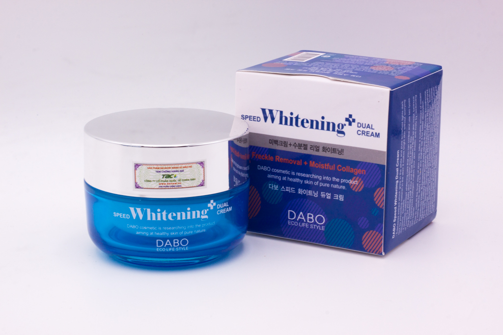 Kem chống nám trắng da cao cấp - Dabo Speed Whitening Dual Cream