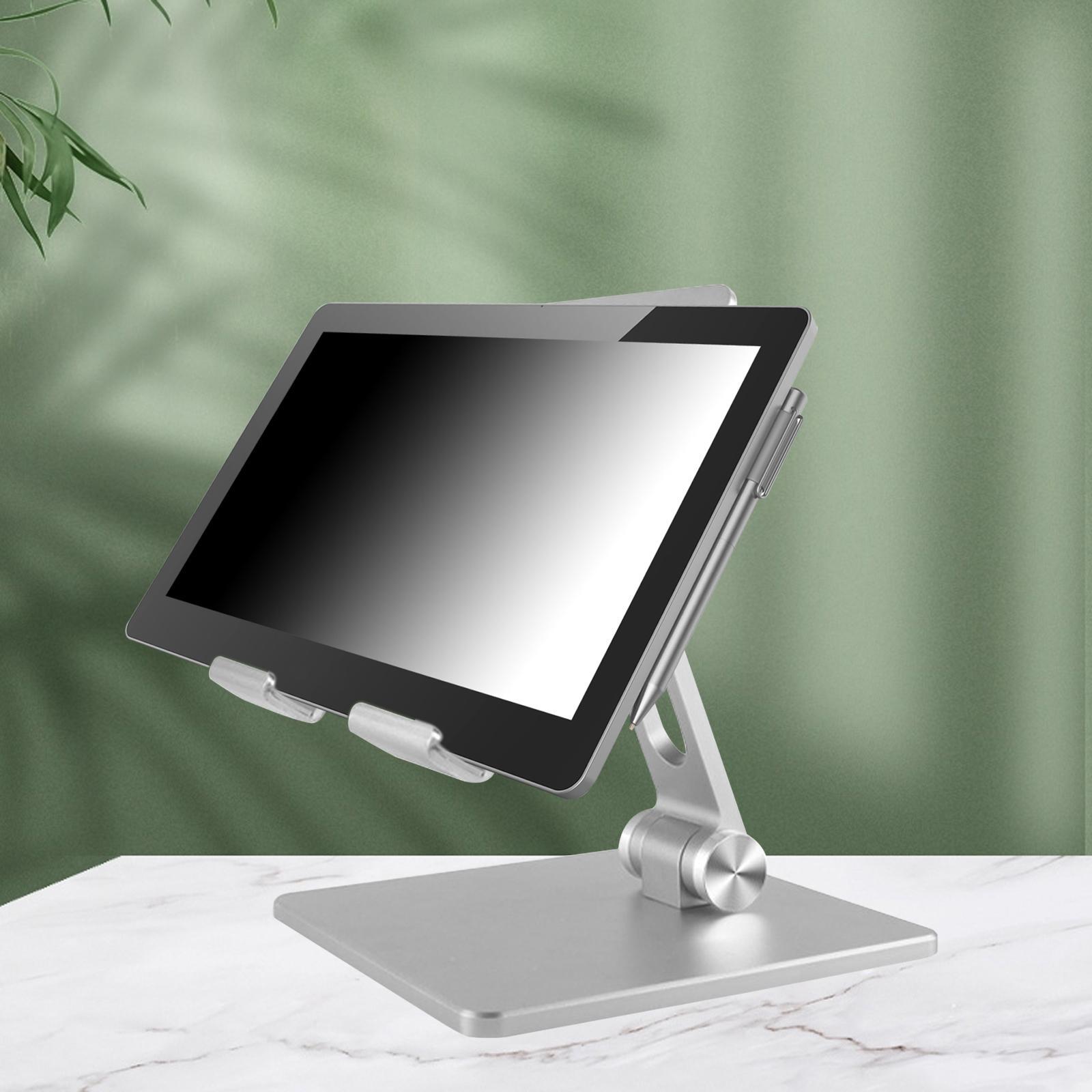 Tablet/Phone Stand, Adjustable &amp; Foldable Desktop Holder Cradle Dock for Video Recording
