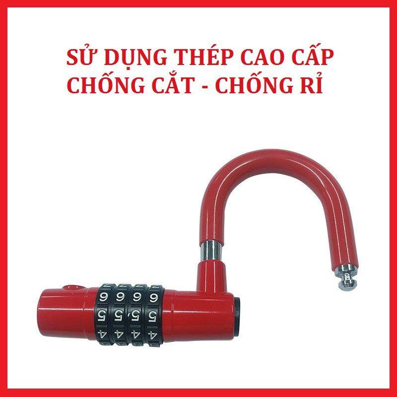 Khóa chữ U 4 mã số bảo mật chống trộm - Gia dụng tiện ích thông  minh