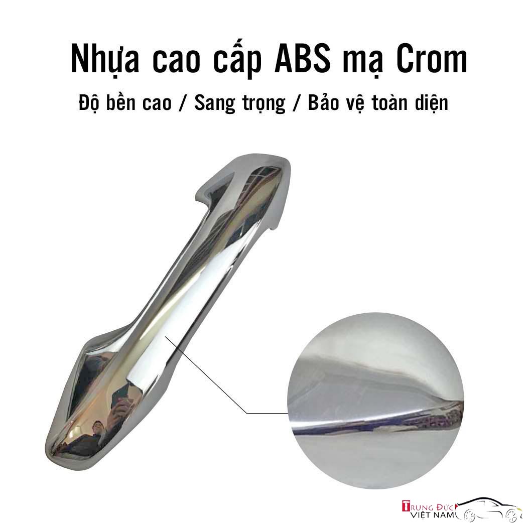 Ốp Tay Hõm Cửa Cho Dòng Xe KIA K3/CERATO Chất Liệu Nhựa ABS Mạ Crôm, Quà Tặng Khăn Lau Xe – Hàng Chính Hãng TDVN