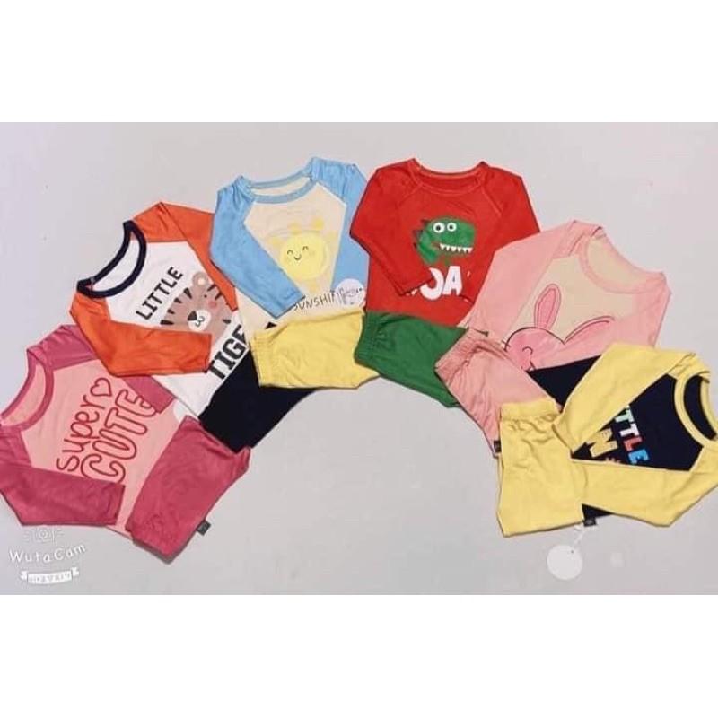 Bộ dài tay thun lạnh Kwoo cho bé