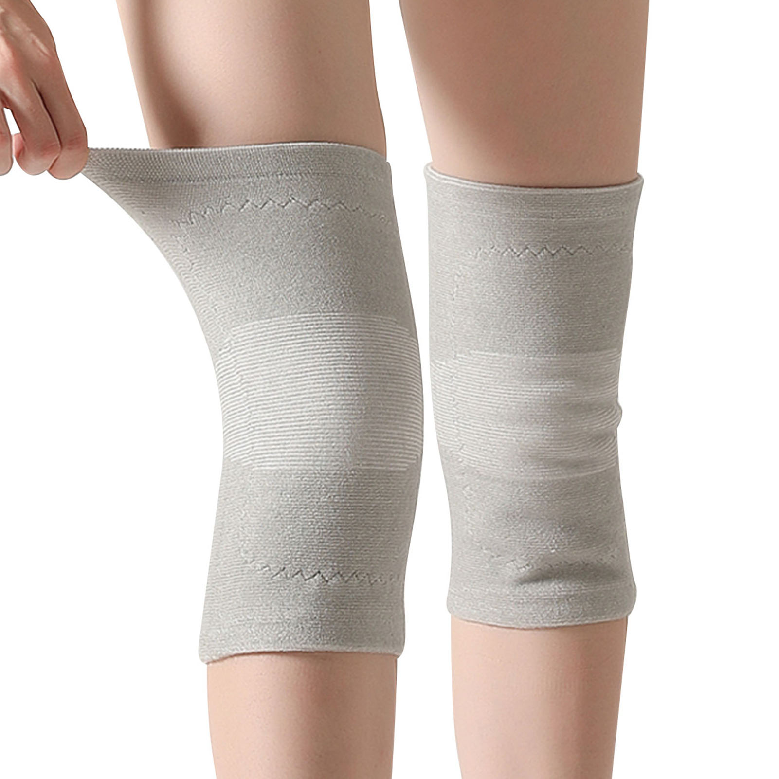Đệm lót đầu gối bằng Lông cừu Bảo vệ hỗ trợ đầu gối, co giãn thoáng khí