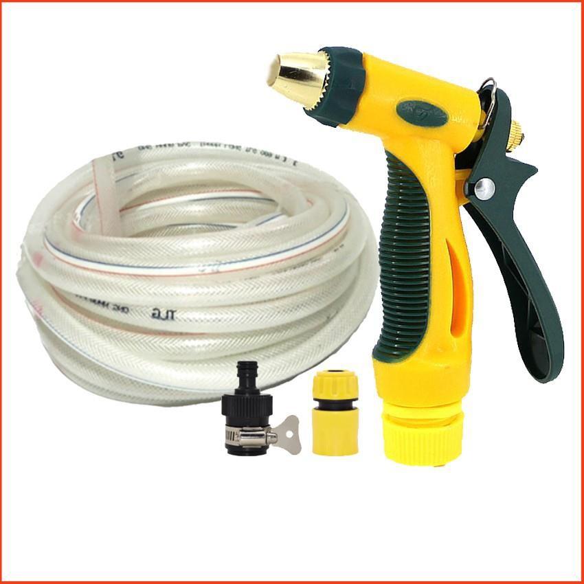Bộ dây vòi xịt nước rửa xe,tưới cây tăng áp 3 lần 7-10m 206317