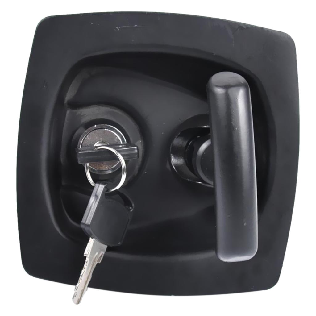 Stainless Steel Door Lock Pendant Tool Box RV T Tee Handle Lock 10 * 10 * 9.5cm with Key