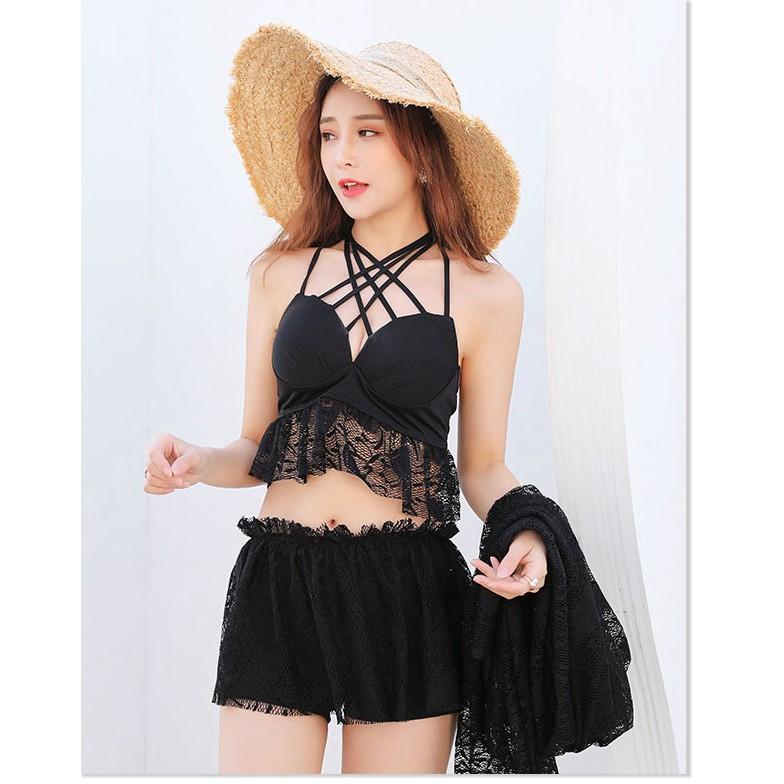 Set Bikini - Đồ Bơi Nữ 3 Mảnh Quảng Châu Cao Cấp