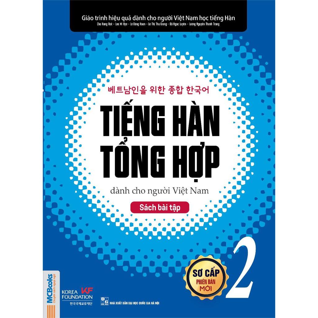 Sách Trọn bộ Giáo Trình tiếng hàn tổng hợp sơ cấp 2