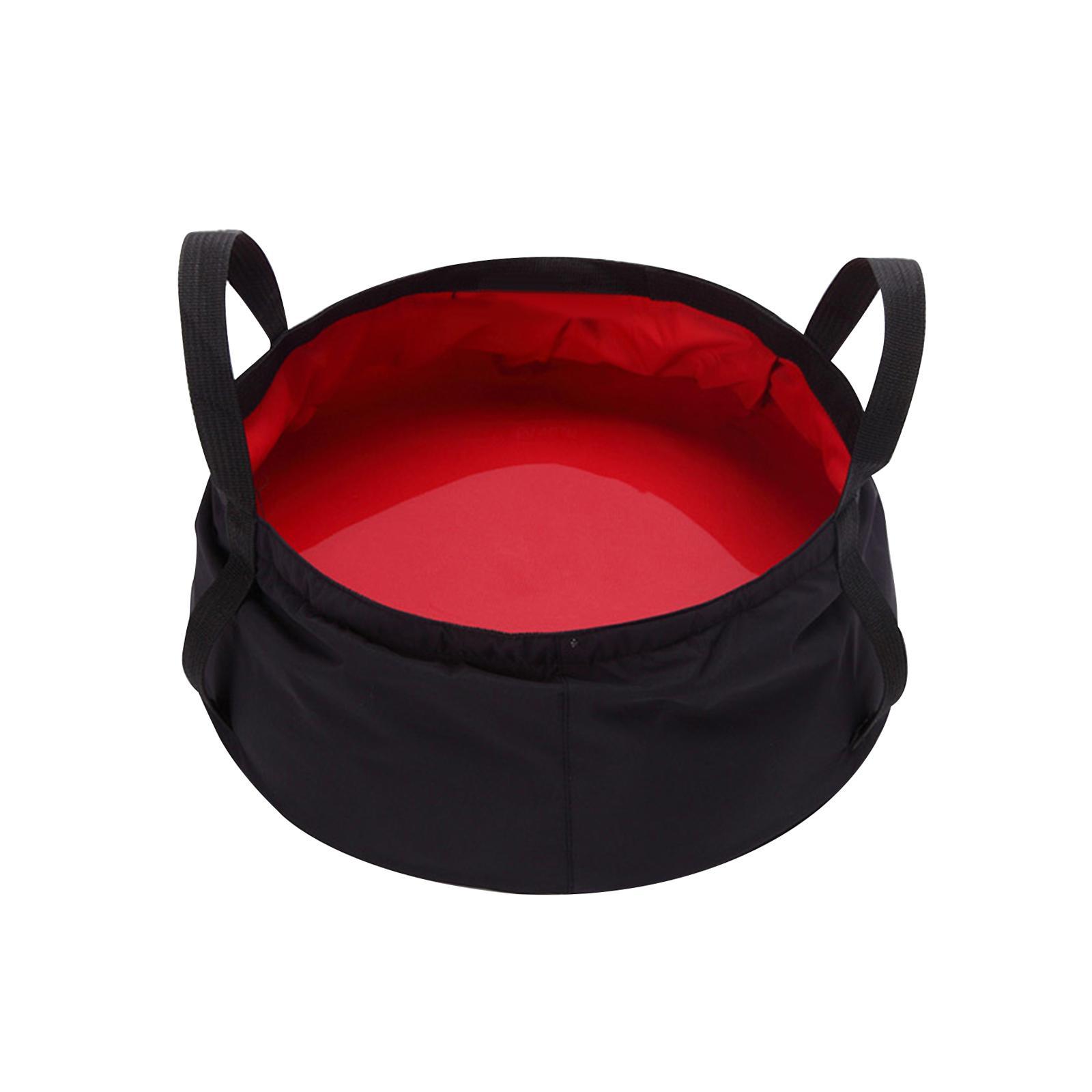 Waterproof Collapsible Water Bucket with Storage Bag Lightweight Water Container Wash Basin for Camping Fishing Backpacking Boat Car Washing