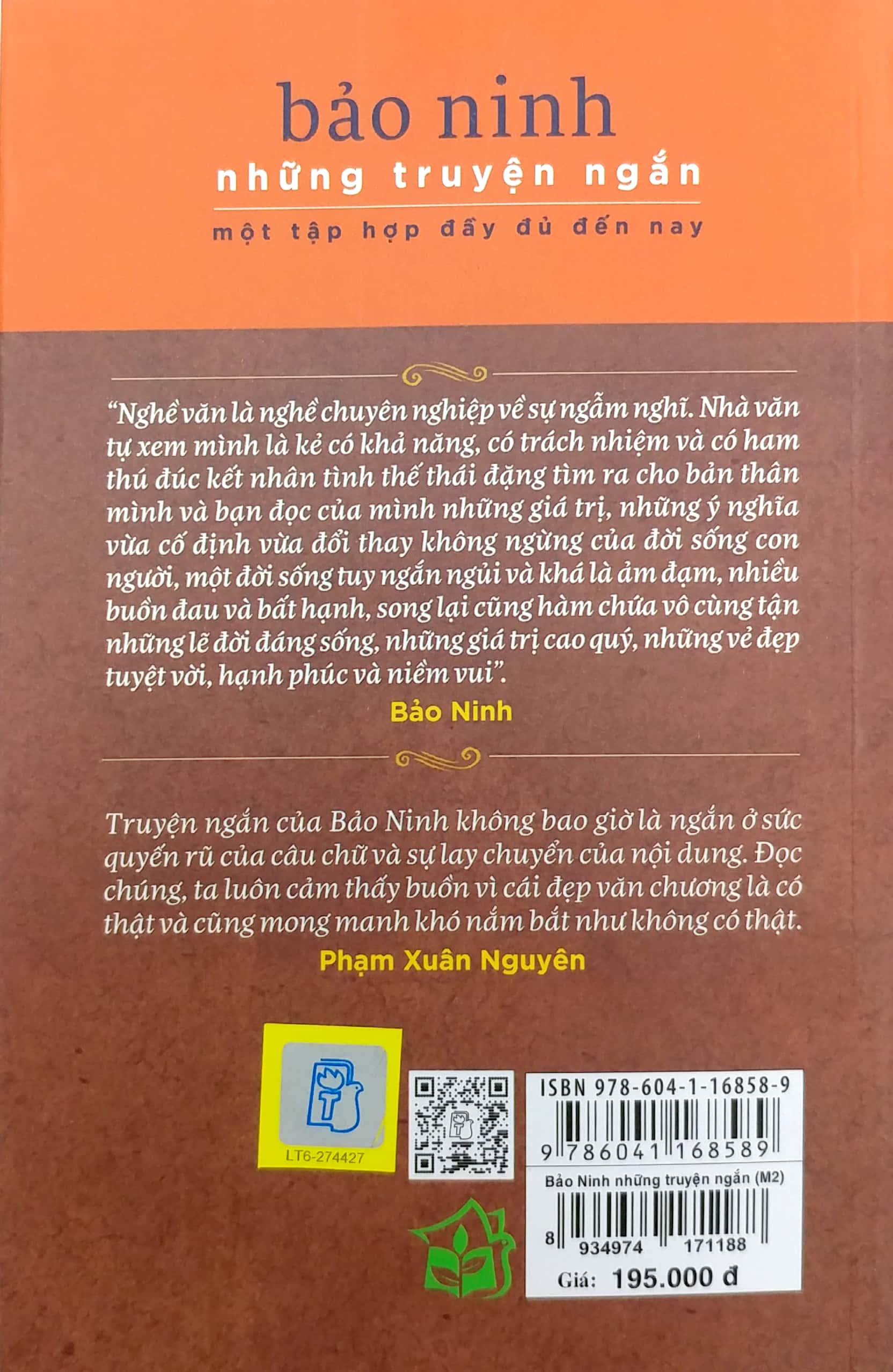 Combo Bảo Ninh : Tạp Bút và Những Truyện Ngắn ( Tặng Kèm Sổ Tay)