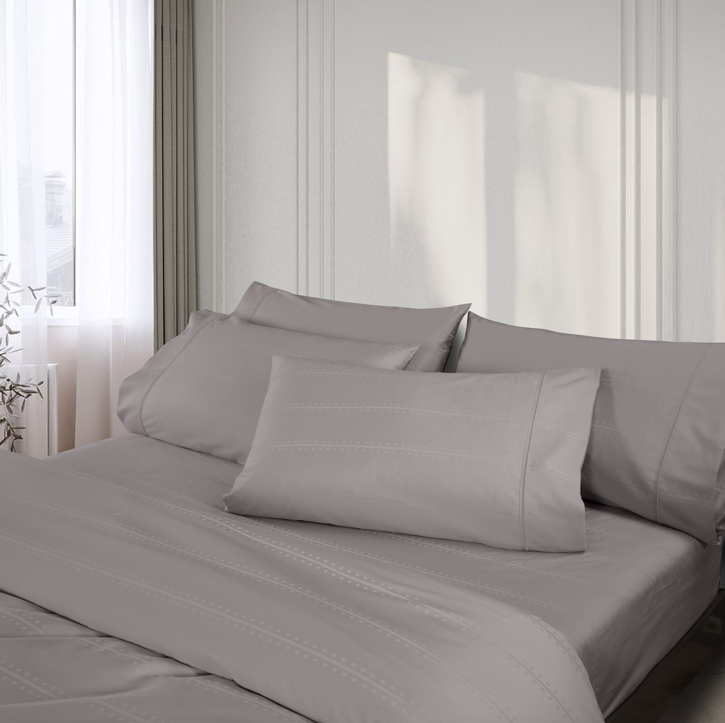 Bộ Ga và Vỏ Gối Akemi Cotton Select Affinity Ulmer, gồm 5 món