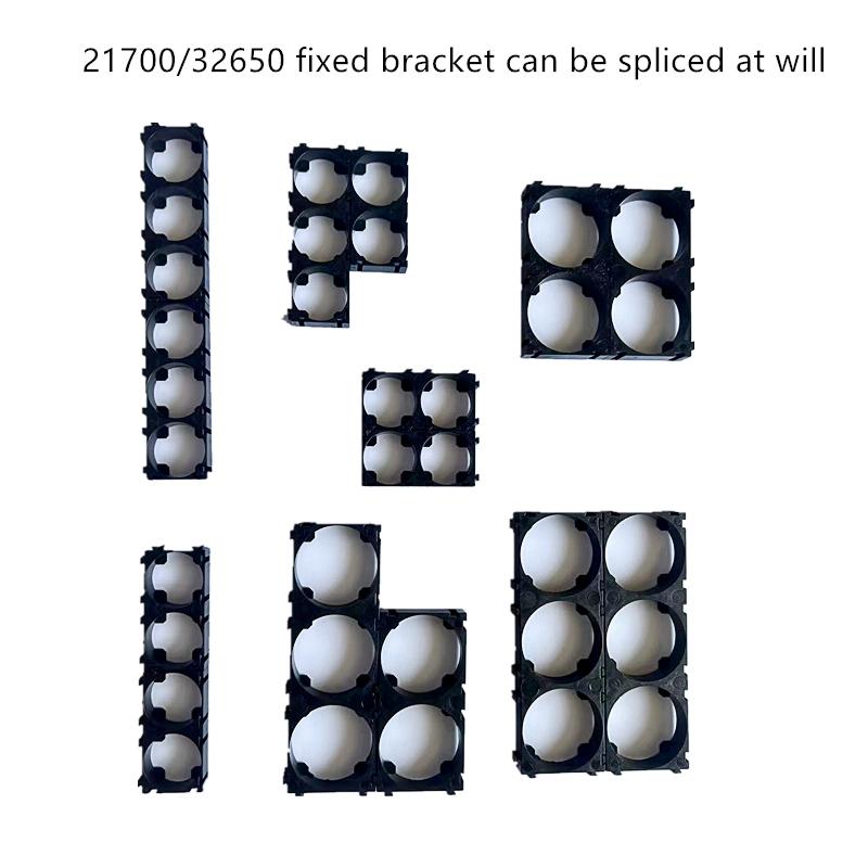 10 CHIẾC 21700/32650 giá đỡ pin lithium nhà sản xuất kết hợp cố định khóa thắt lưng Màu sắc: 21700 2S 21.2MM