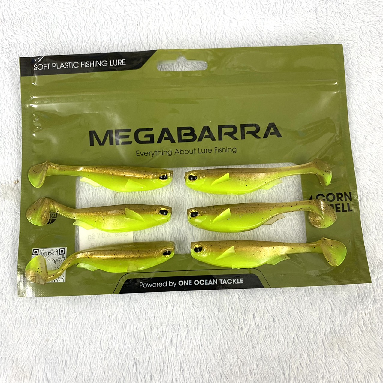 Combo 6 Con Mồi Giả Cá Mềm Megabarra Không Lưỡi Câu Lure RY182B Dài 80mm Nặng 6g Mẫu Mới Nhiều Màu Siêu Nhạy Dùng Câu Cá Lóc, Chẽm, Mú