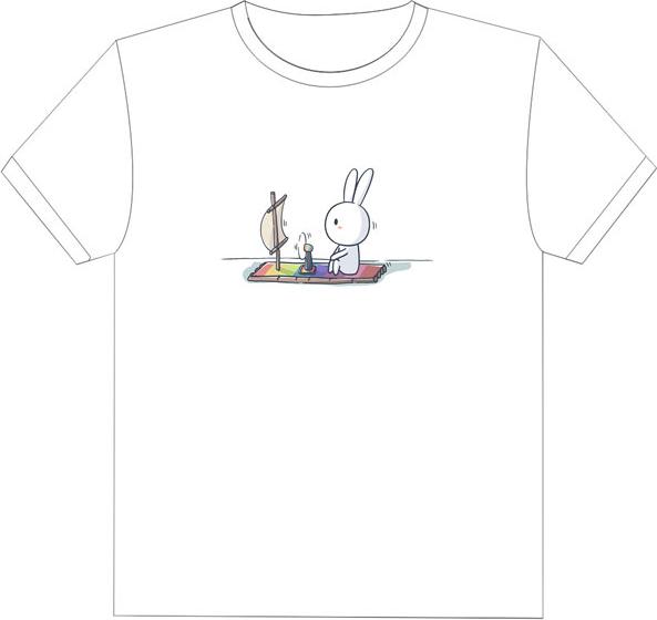 Áo Thun Nữ Hàn Quốc In Hình Dễ Thương Everest AoK1319XS - Trắng Size XS