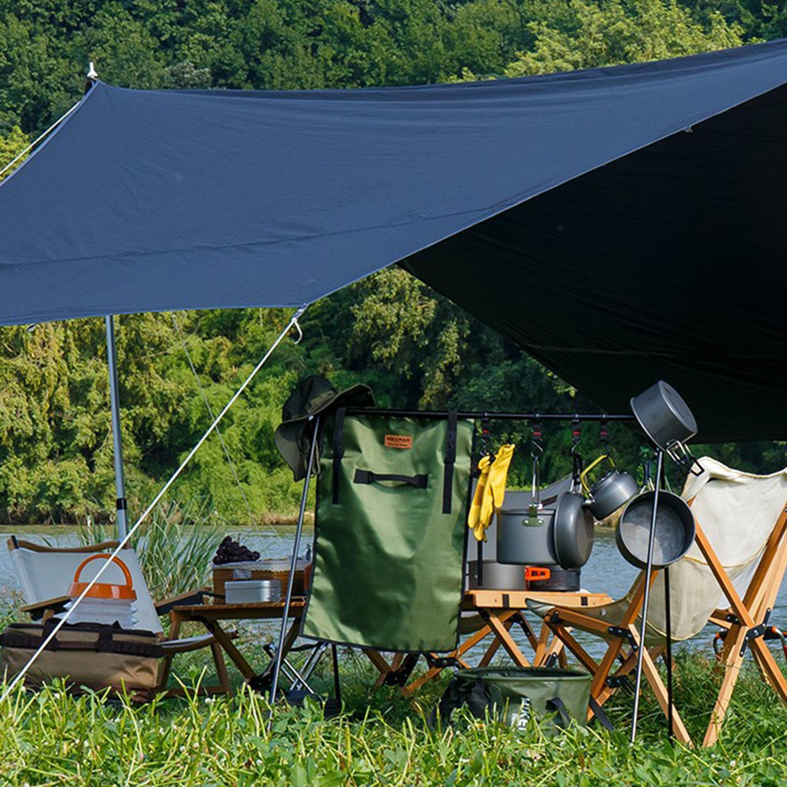 2 Sets Guy Lines Tent Cord with Adjuster 5mm 13ft for Camping Tent Tarp