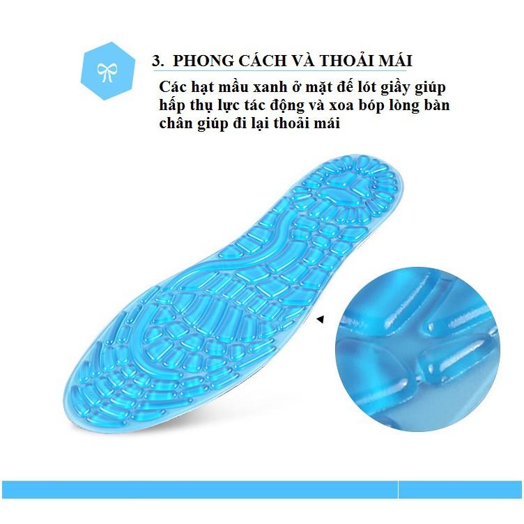 Lót Thể Thao Gel Silicone Massage Chân Cao Cấp