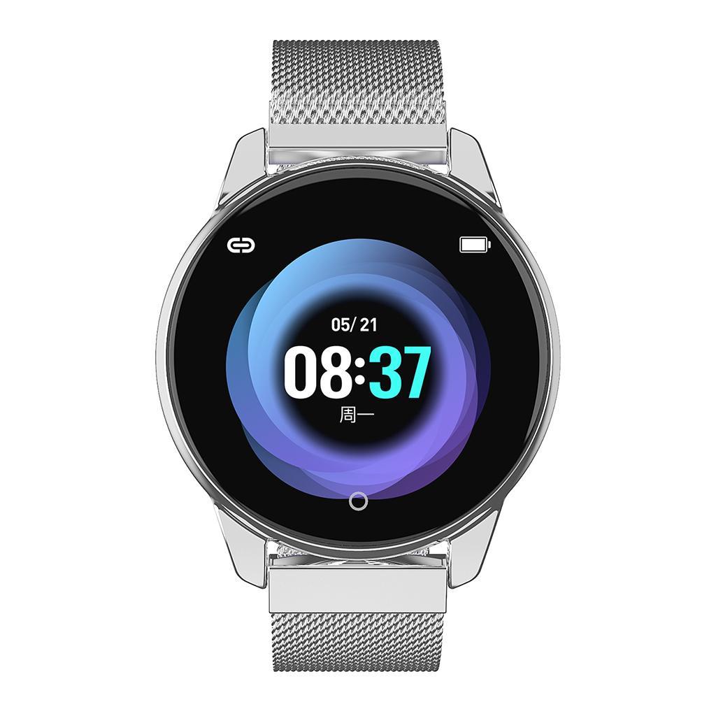 2 Pcs Watch4 Color Screen Waterproof Smart Bracelet Magnetic Steel Strip