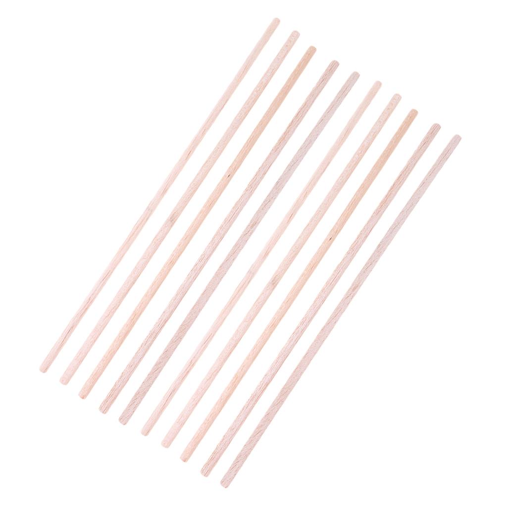 10 Cái 5*5*250 Mm Thủ Công Thanh Vuông Thanh Gỗ Balsa Thanh Sở Thích Mô Hình DIY Dụng Cụ