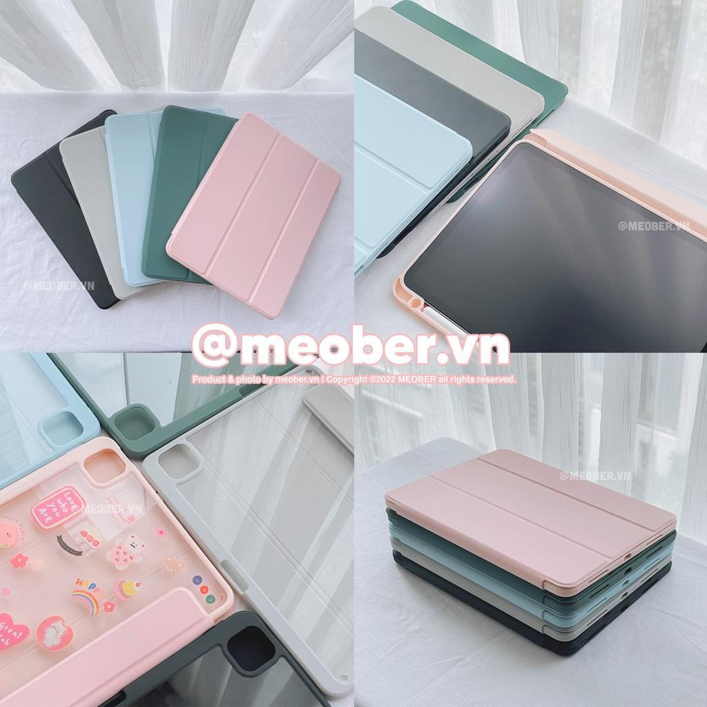 Bao da nam châm iPad, tháo rời 2 mảnh cho Pro 11, Mini 6, Air 4 5, 10.2 inch - Có khe sạc bút, mặt lưng trong