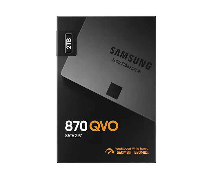 Ổ Cứng SSD Samsung 870 QVO 2TB 2.5 inch SATA3 MZ-77Q2T0BW - Hàng Chính Hãng