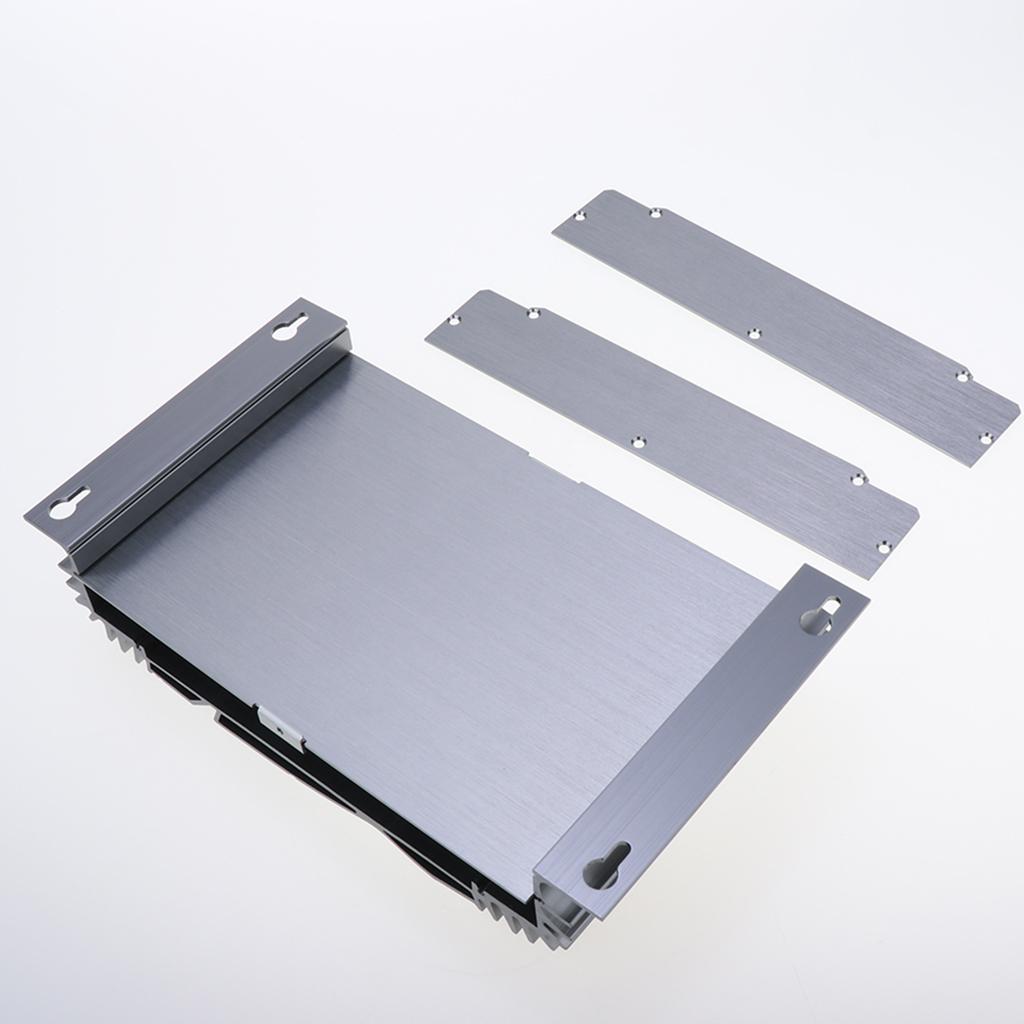250x140x53mm Aluminum PCB instrument Box Enclosure DIY Electronic Case NEW