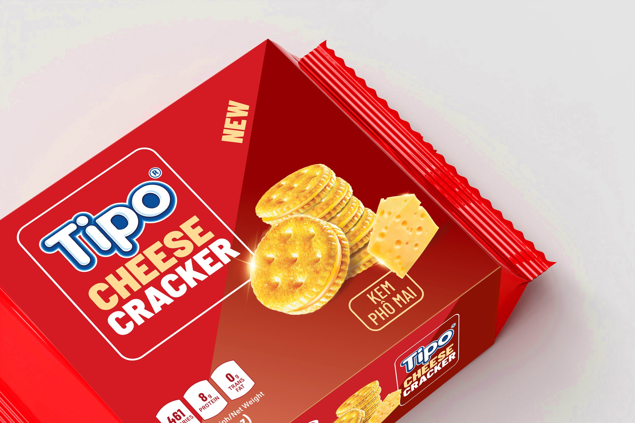 Bánh Tipo cracker phô mai 112g