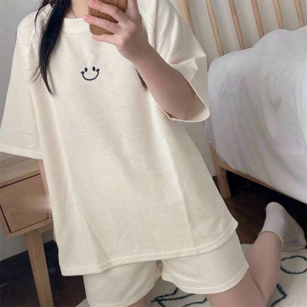 Bộ quần áo thun nữ tay lỡ phom rông cổ tròn, Set đồ bộ from rộng sang chảnh, đồ bộ thể thao nữ unisex ulzzang, bộ đồ mặc nhà nữ rộng thoải mái chất mát