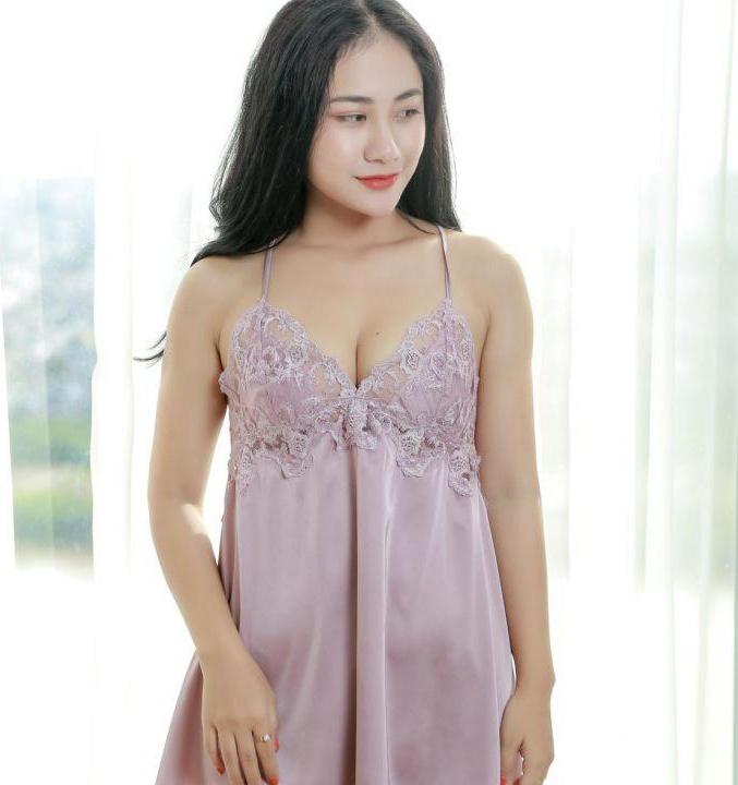 Váy Ngủ Satin Siêu Đẹp