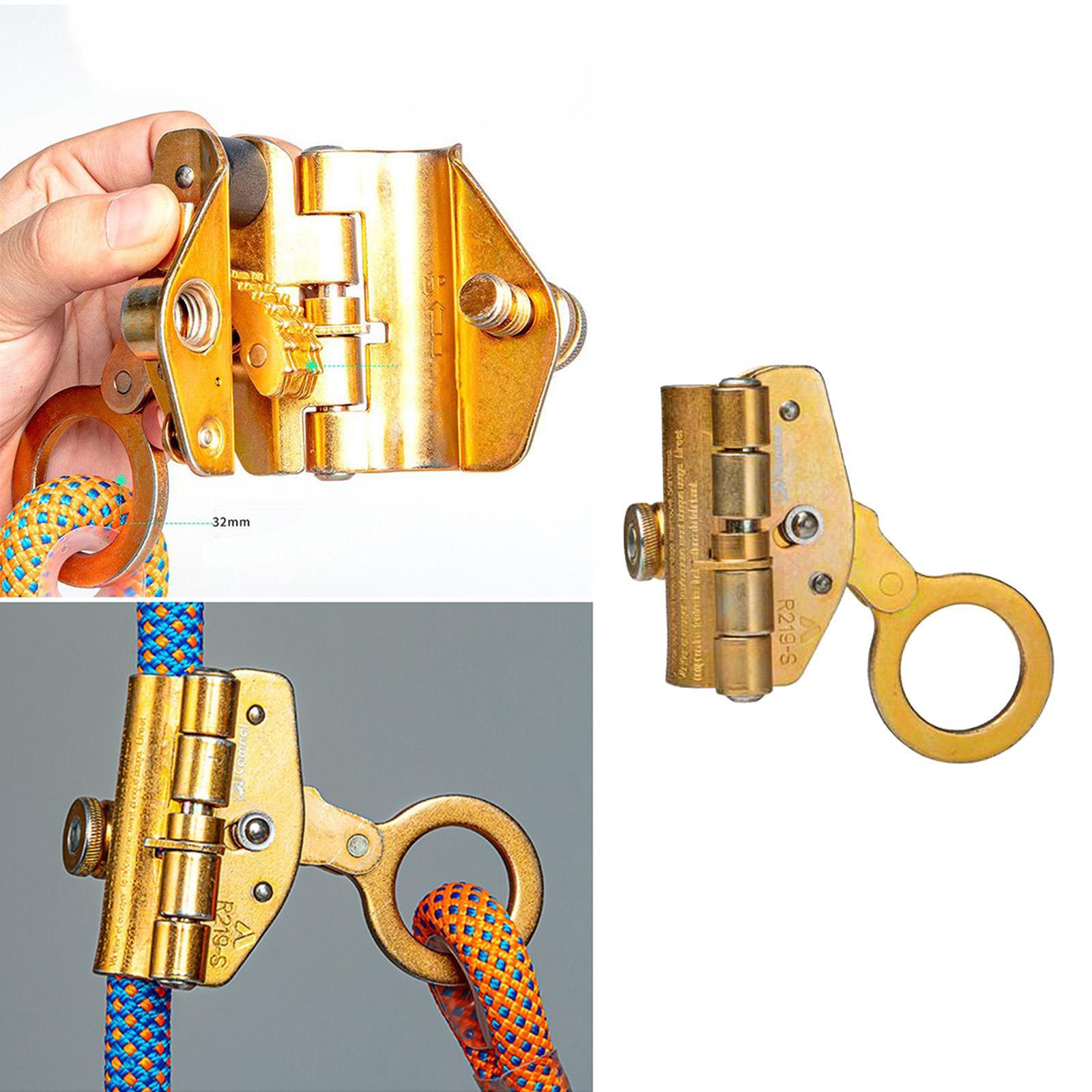 ROCK CLIMBING TREE CARVING GRAB SAFETY GEAR EQUIP For 13MM ROPE