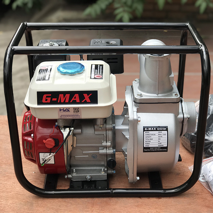 Máy Bơm Nước Chạy Xăng G-max GM-80 6.5HP