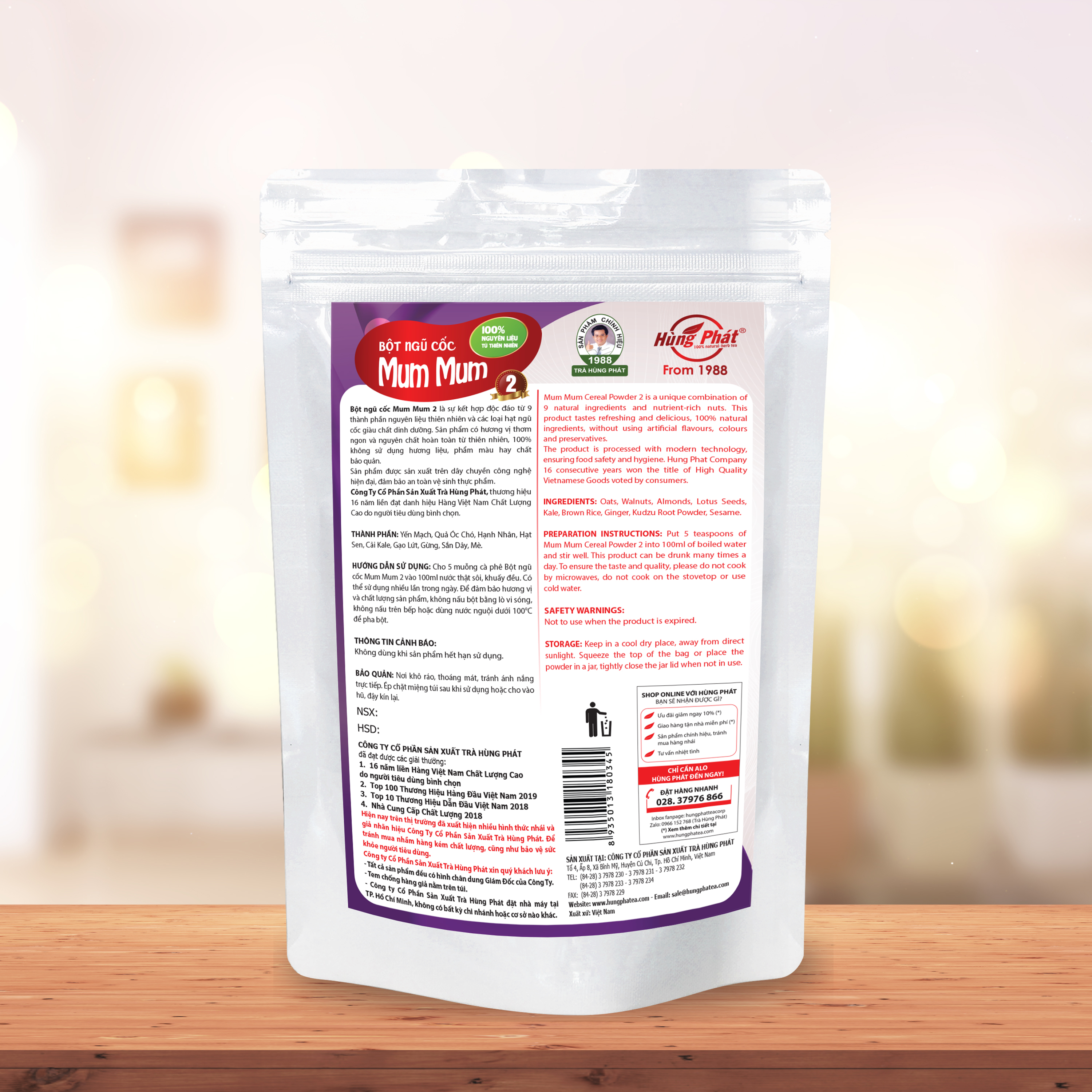 BỘT NGŨ CỐC MUM MUM 2 - MUM MUM 2 CEREAL POWDER