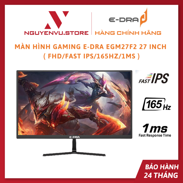 Màn Hình Gaming E-DRA EGM27F2 27 inch ( FHD/Fast IPS/165Hz/1ms ) - Hàng Chính Hãng