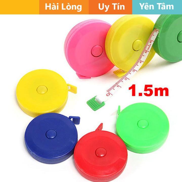 Thước cuộn mini nhỏ gọn đo eo, quần áo (150cm)