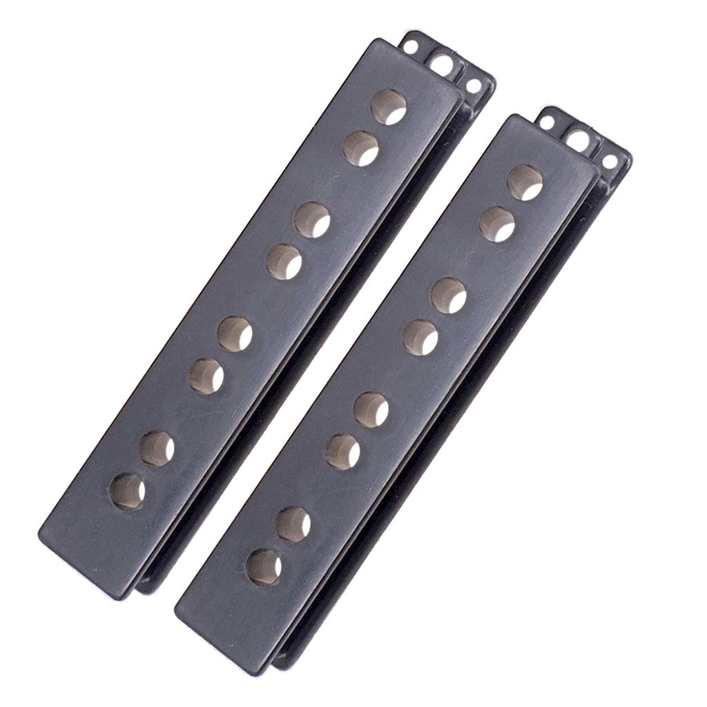 Pack of 2 Open Jazz Bass Pickup Covers Neck&Bridge for JB Bass Guitar Parts