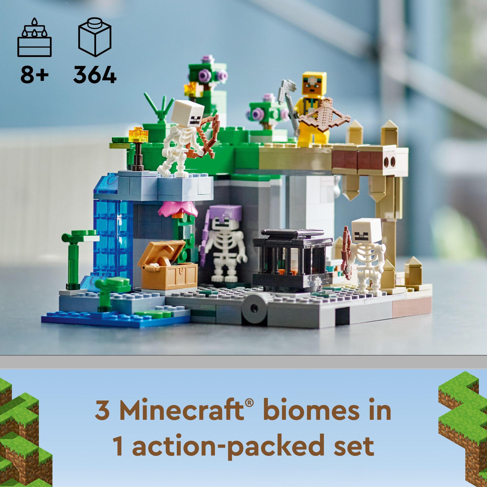 LEGO Minecraft 21189 Hầm Ngục Skeleton (364 chi tiết)