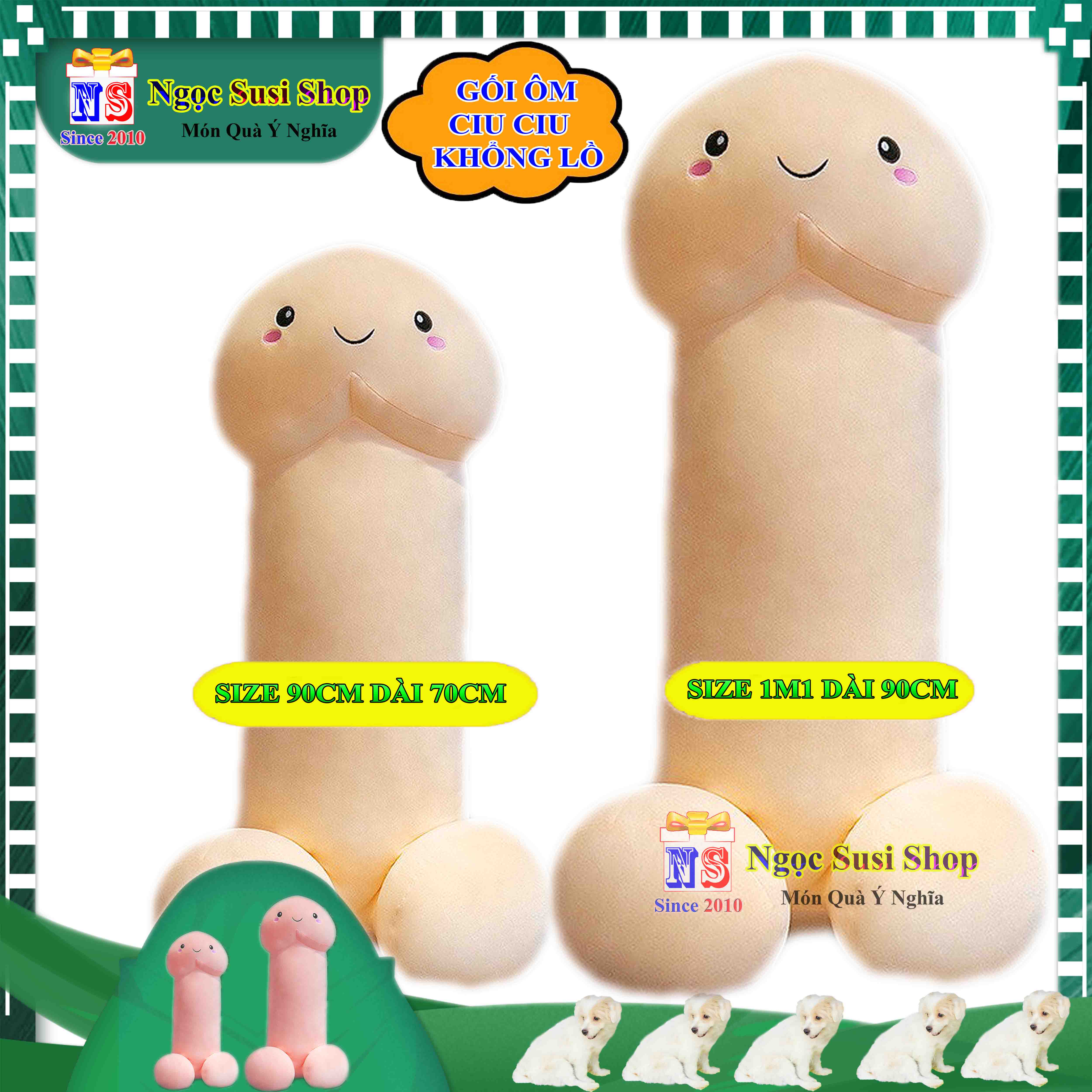 THÚ NHỒI BÔNG GỐI ÔM CON CIU KIU SIÊU TO DÀI ÔM NGỦ CHO CÁC NÀNG RẤT CƯNG - GẤU BÔNG HÌNH CON CIU