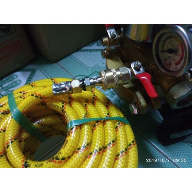 Bộ khớp nối nhanh 14mm - Dùng cho máy rửa xe cao áp, bộ nối nhanh 1/4 inch - Ren nối súng rửa xe 14mm
