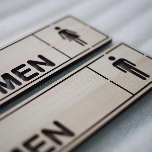 Bảng toilet mẫu TL08 Men-Women